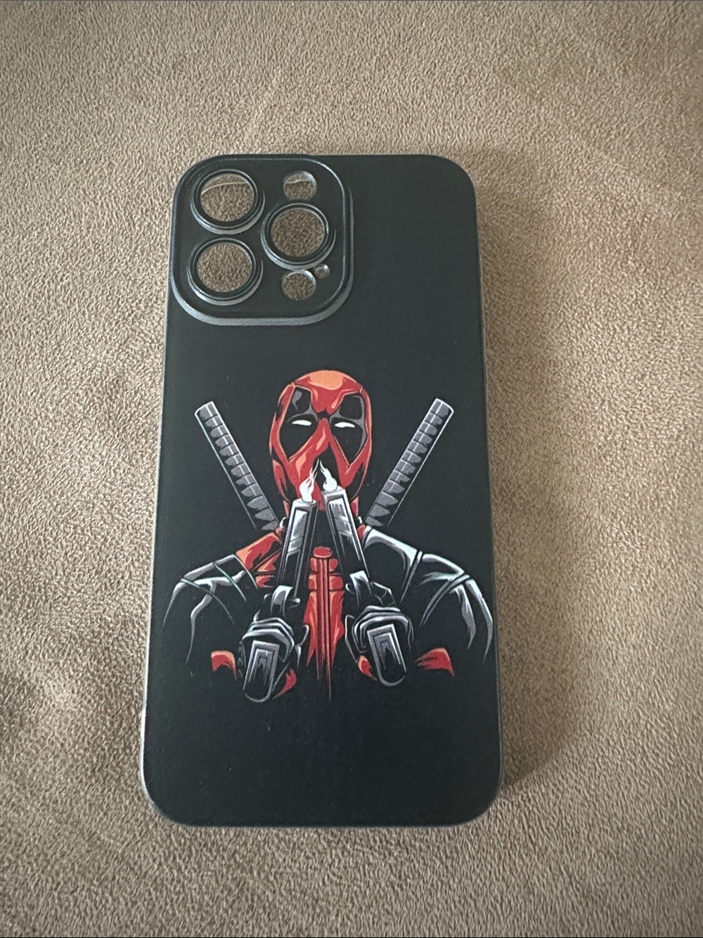 NWOT iPhone 15 Pro Max Horror collage Halloween phone case. Deadpool.